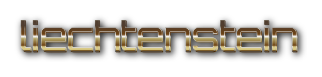 3D Liechtenstein metal text image