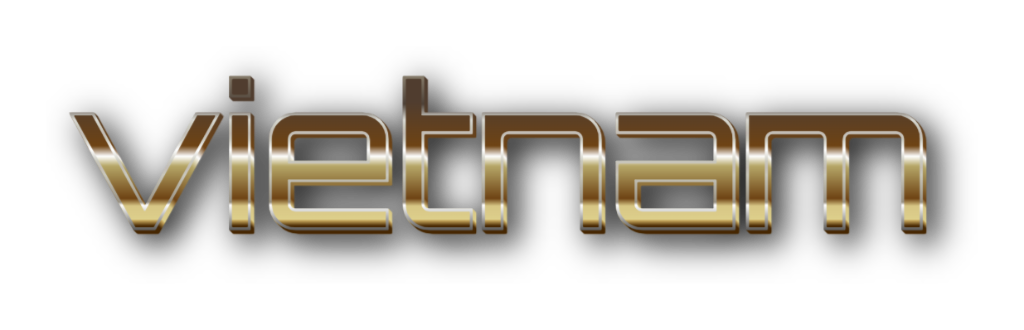 3D Vietnam metal text image